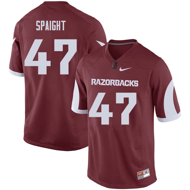 Men #47 Martrell Spaight Arkansas Razorback College Football Jerseys Sale-Cardinal